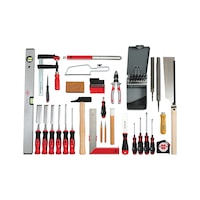 Marangoz ekipman ürün gamı, 64 parça