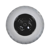 İçi dolu kauçuk tekerlek, delinmez