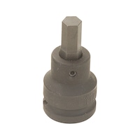 Impact-bit insert Hexagon socket