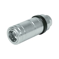 Push-in coupling for agricultural engineering with sleeve 