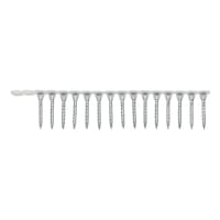 Collated screws, double thread blue galvanised 