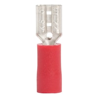 Crimp cable lug, push connector PVC-insulated