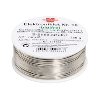 Soft lead-free solder Electronic solder no. 10