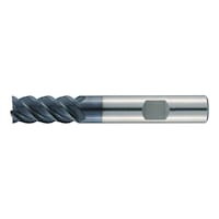 End mill, HSS/PM, short, DIN 844K, type N, TiAlN