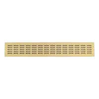Ventilation grille with oval slot 28 x 5 mm