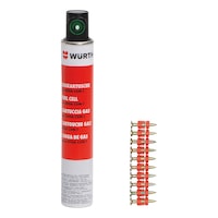 Nagels in magazijn en gascartridge NG CSM-1 HFB