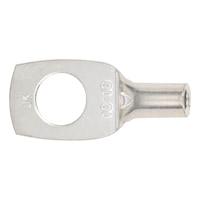 Pipe cable lug with inspection hole