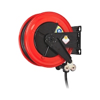 Hose reel with hose