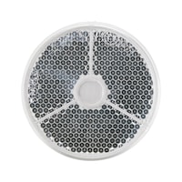 Round reflector, self-adhesive
