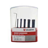 Elmas karot, sulu kesim ürün gamı, 5 parça