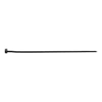 Cable tie made of polyamide for single-hole mounting