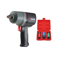 Pneumatic impact driver DSS ½ inch + impact socket wrench set 2 pieces