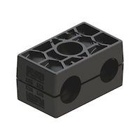 Collare per tubazioni DIN3015-3, serie doppia, superficie interna scanalata, serie W.TEC