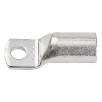 Pipe cable lug with narrow flange