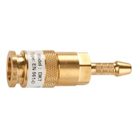 Pikaliitinrunko kaasulle, letkukaralla