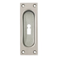 Sliding door shell-type handle angular