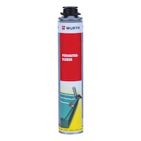 Perimeter adhesive