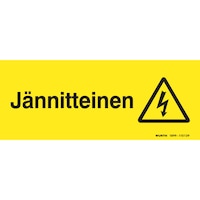 Varoituskilpi jännitteinen