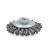 Lautas-/kartioharja Ruostumaton teräs, kierretty/punottu, M14-liitoskierteellä