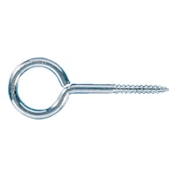 Silmukkaruuvi WIP Puuruuvikierre, sinkitty teräs, sinipassivoitu (A2K)