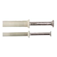 Naulatulppa, sinkitty luonnonvaalea tulppa WIP