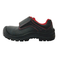 Safety shoe S1P with rip-tape fastening