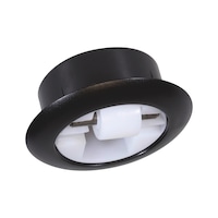 Swivel furniture castor Mini with stop function