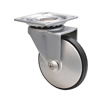 Roue machine pivotante Aluminium souple