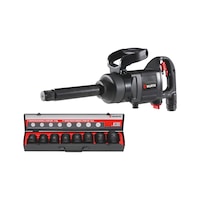 Pneu. imp. wrench DSS 1 inch Premium POWER 9 pcs