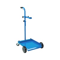 Drum cart with pump holder
