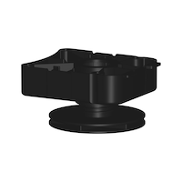 Nastavovač výšky sokla nábytku typ EV-S na naskrutkovanie