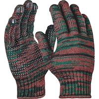 Protective glove, knitted with nubs Fitzner Camouflage 513D