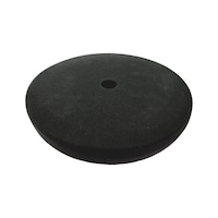 Polishing pad recessed