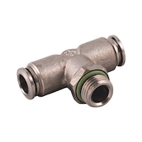 Té à piquage mâle au centre cylindrique NSF