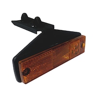 Fanale d'ingombro laterale a LED a 24 V con staffa angolare 