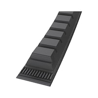 V belt, raw edge, classic, AX