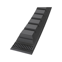Raw edge V-belt, classical, BX