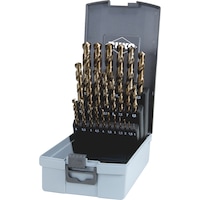 Twist drill bit, metal assortment/set 25 pieces Ruko 215215 HSCo DIN 338