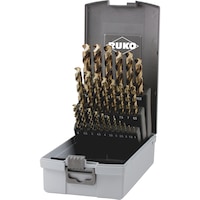 Twist drill HSCo DIN 338 sort 25 pcs 228215 Ruko