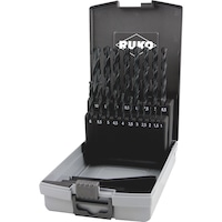 Twist drill HSS-G DIN 338 sort 19 pcs 214214S Ruko