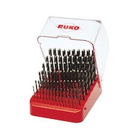 Twist drill HSS-R DIN 338 sort 91 pcs 205223 Ruko
