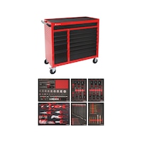 Bestykket værkstedsvogn WE