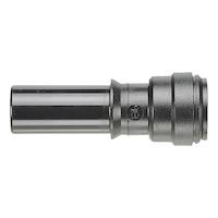 Plug-in connector reduction plastic