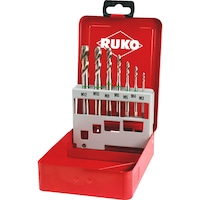 Coffret tarauds HSCo brut trou borgne 7 pcs Ruko
