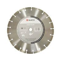 Diamond cutting disk for asphalt