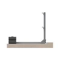 STANDARD railing post for Würth railing system/edge protection system