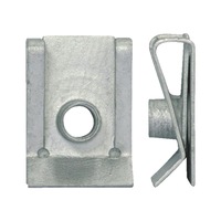 Kit De 90 Clips Et Vis De Carrosserie Auto - U Clips, écrous Tôle, Rondelles, Acier Inox/fer
