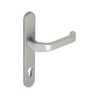 AL 920, poignée de porte sur plaque extérieure Avec emporte-pièce CK