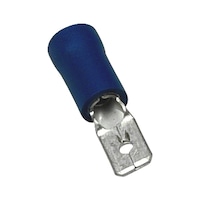 Insulated blade connector, easy entry