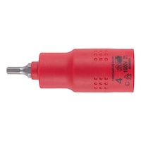 VDE 1/2 inch insulated socket wrench For hexagon sockets